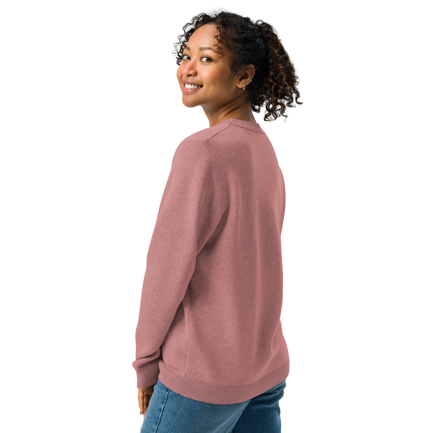 Love Sweater – Diagonal Charm Womans Knit Sweater