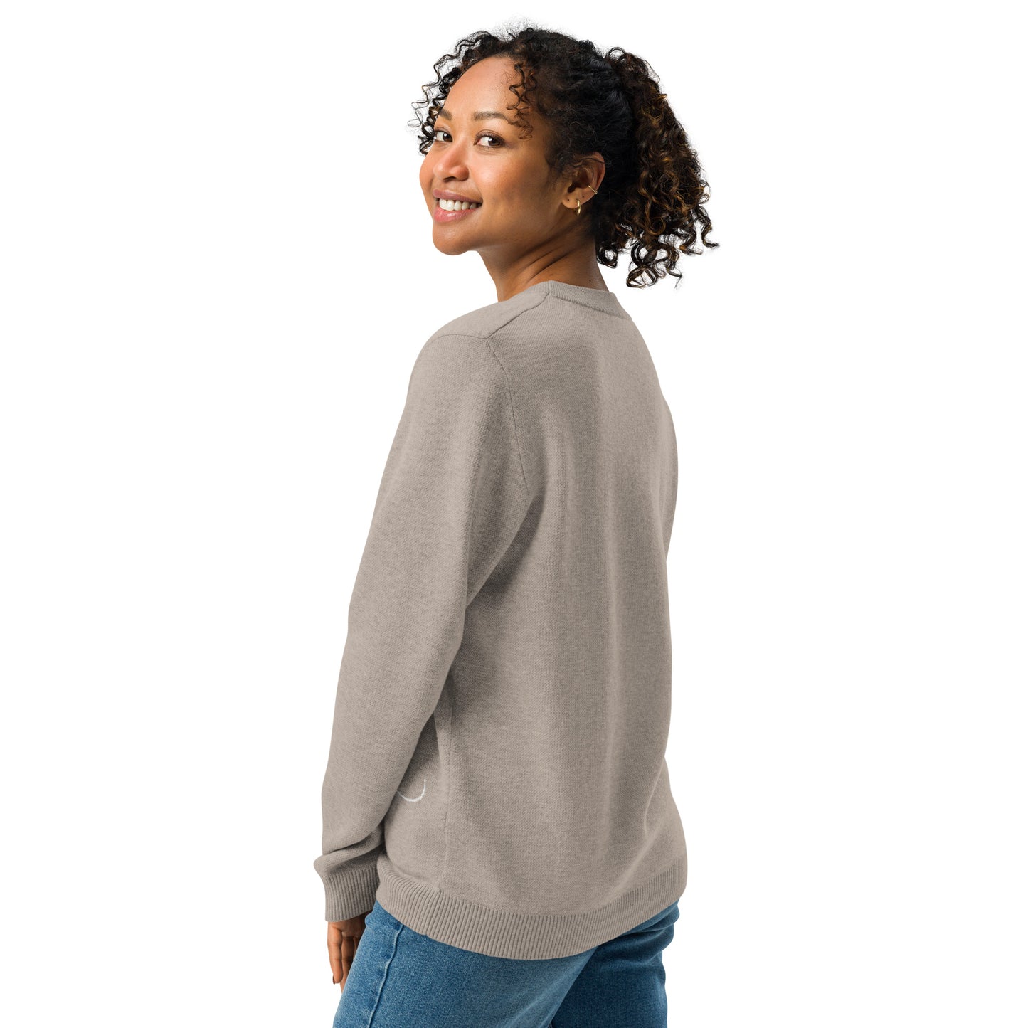 Love Sweater – Subtle Accent Womans Knit Sweater