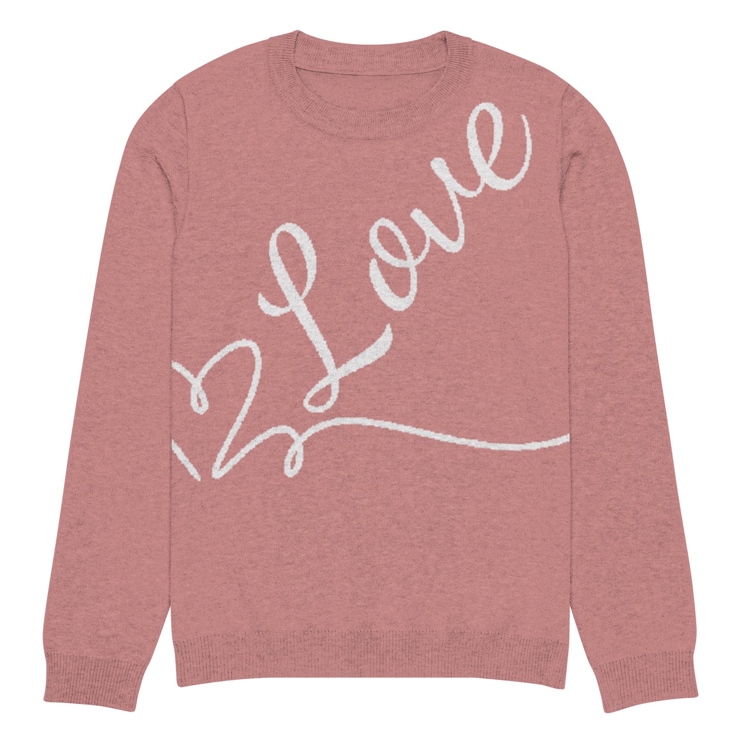 Love Sweater – Diagonal Charm Womans Knit Sweater