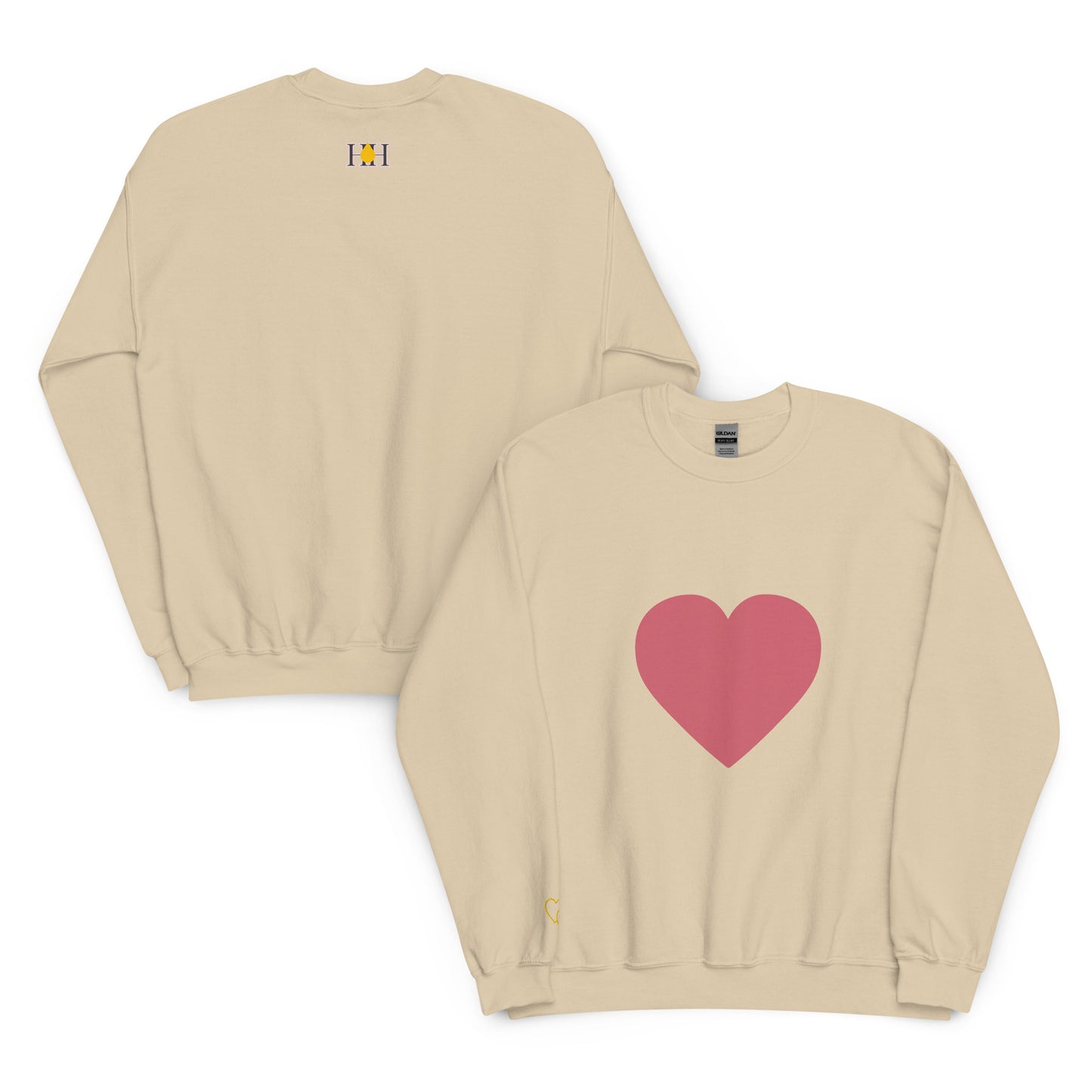 Heart Sweater | Womans Crew Neck