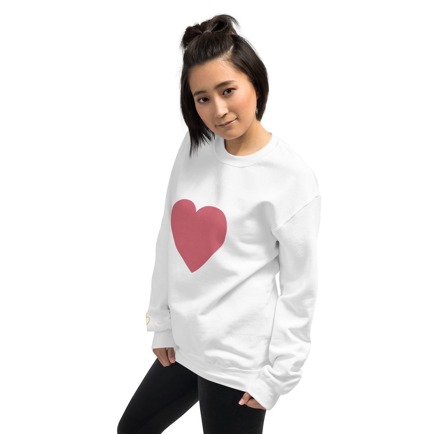 Heart Sweater | Womans Crew Neck